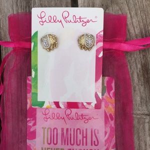 Lilly Pulitzer TUSK TUSK ELEPHANT EARRINGS